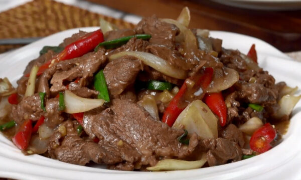 Fried Beef in Oyster Sauce