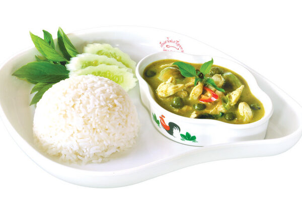Dry Green Curry with Chicken or Pork